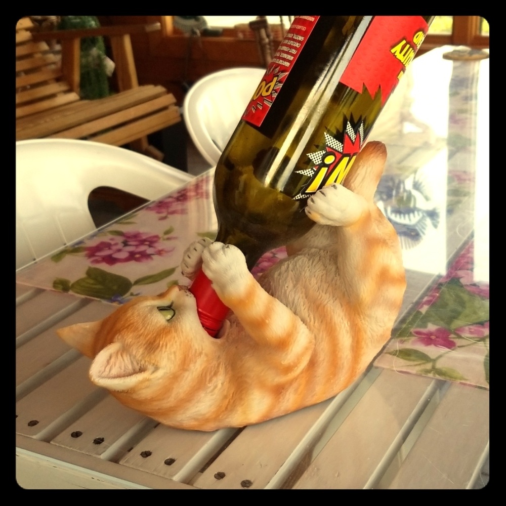 Cat Wine Bottle Holder